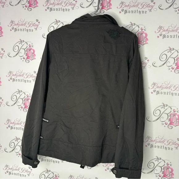 Burton snowboard winter ski jacket coat Black with Zipper Details waterproof - Picture 2 of 6